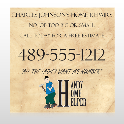 Home Repair 242 Site Sign