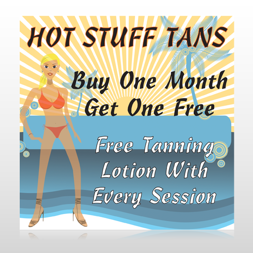 Hot Beach Tan 299 Site Sign