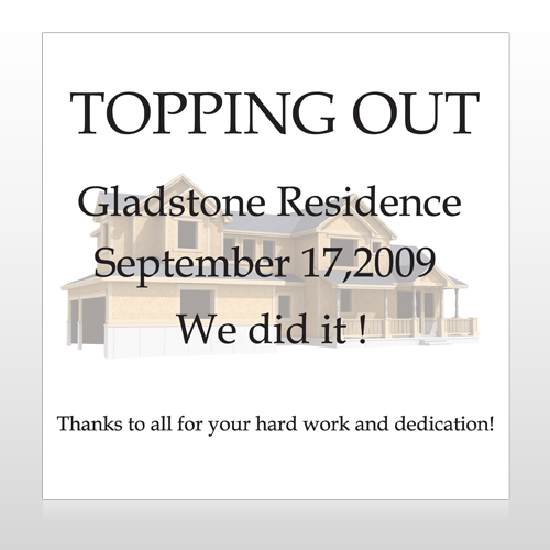 House 237 Custom Sign