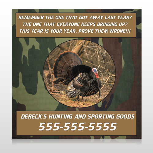 Hunt Turkey 409 Custom Banner