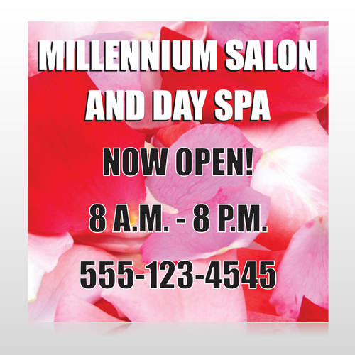 Millennium Spa 493 Custom Sign