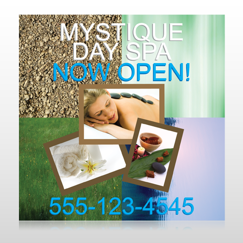 Mystique Spa 492 Site Sign