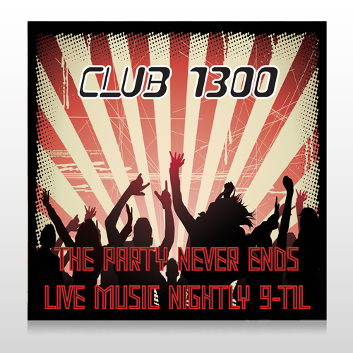 Night Club 523 Custom Sign