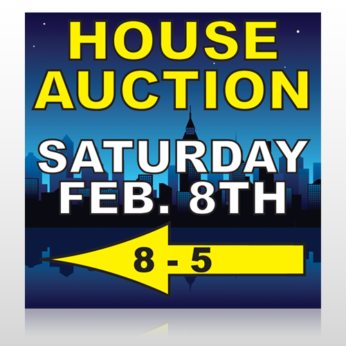 Open House Night City 708 Site Sign