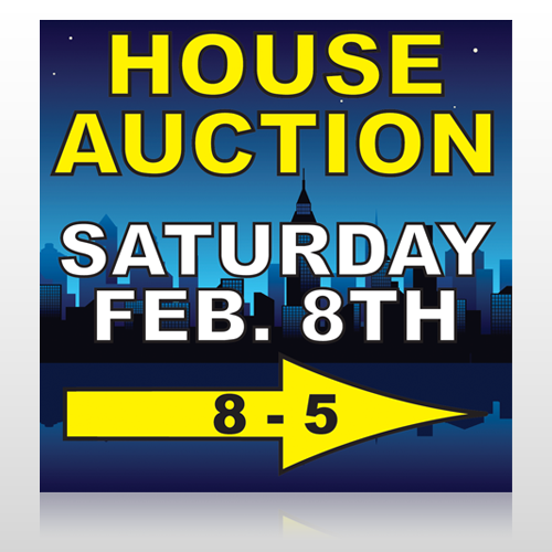 Open House Night City 709 Site Sign