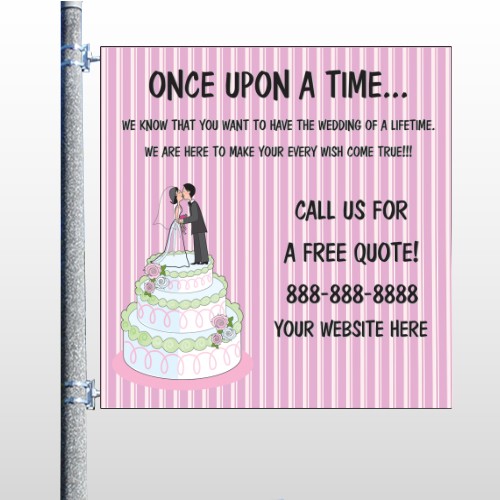Cake Topper 412 Pole Banner