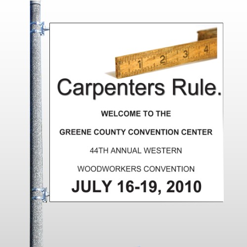 Convention 239 Pole Banner 