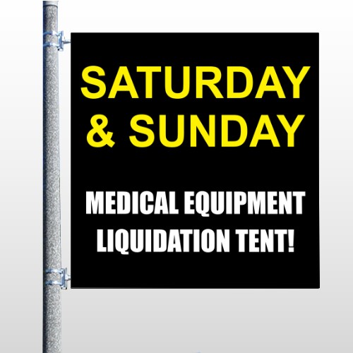 Medic Liquidation 331 Pole Banner