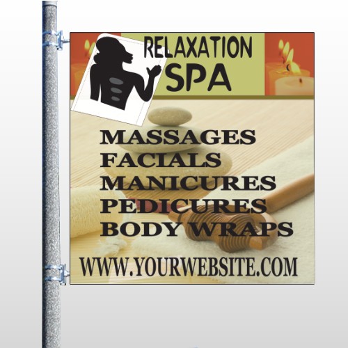 Relaxation Spa 640 Pole Banner