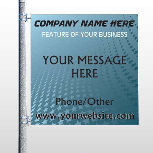 Star Wave 169 Pole Banner