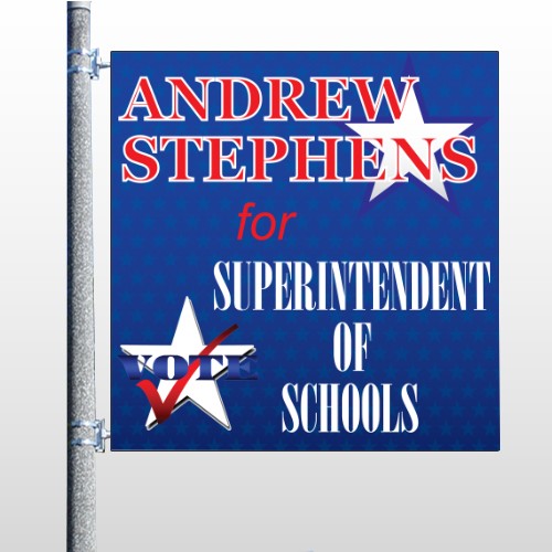 Superintendent 306 Pole Banner