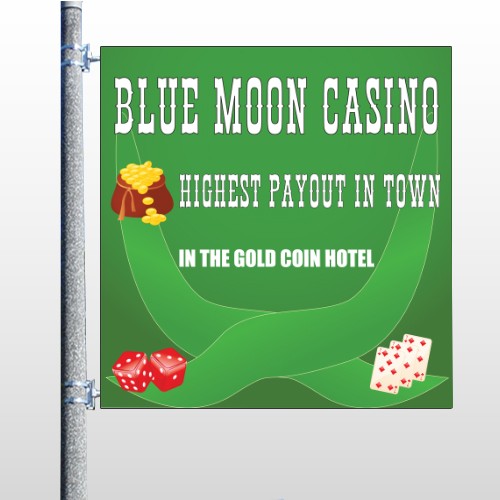 Gold Die Cards 524 Pole Banner