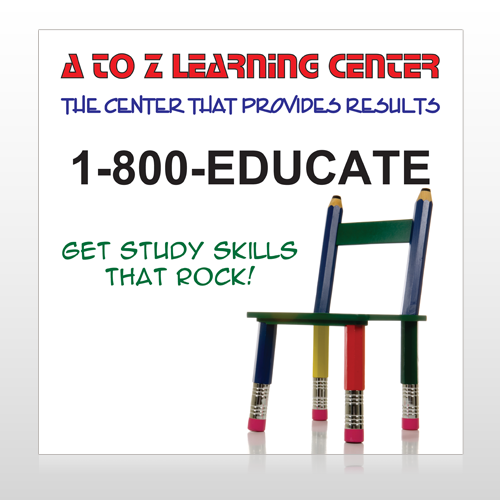 Pencil Chair 159 Custom Sign