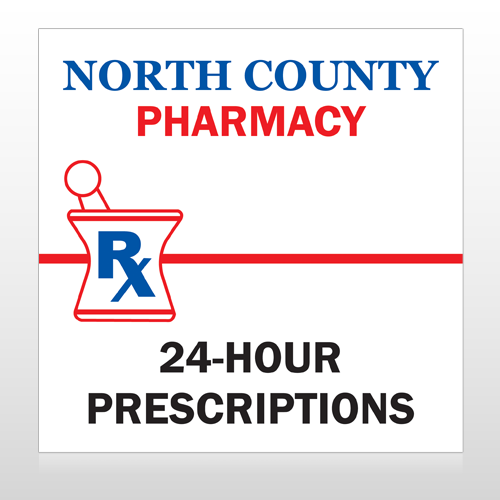 Pharmacy 101 Custom Decal