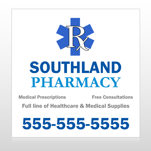 Pharmacy 103 Site Signs