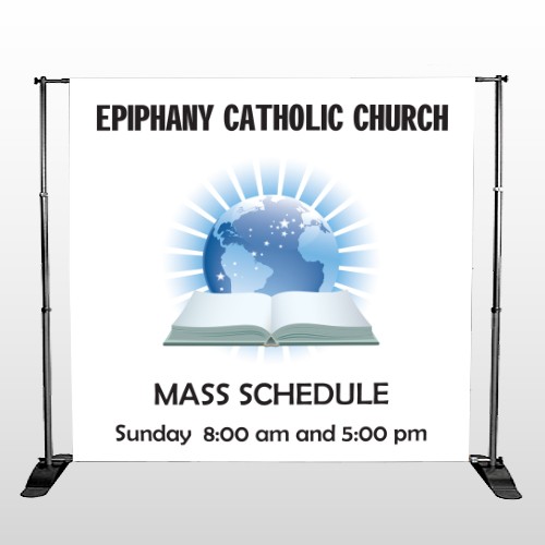 Book World 163 Pocket Banner Stand