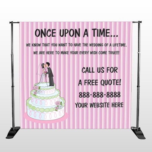 Cake Topper 412 Pocket Banner Stand