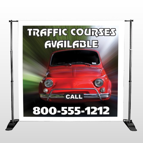 Car Traffic 153 Pocket Banner Stand