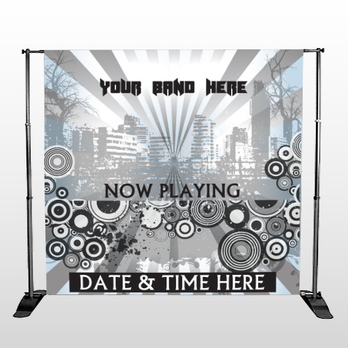 Gray City 368 Pocket Banner Stand