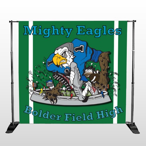 Green 50 Pocket Banner Stand