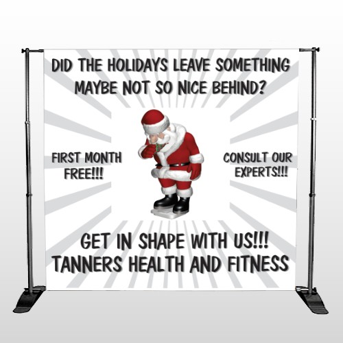 Health Santa 402 Pocket Banner Stand