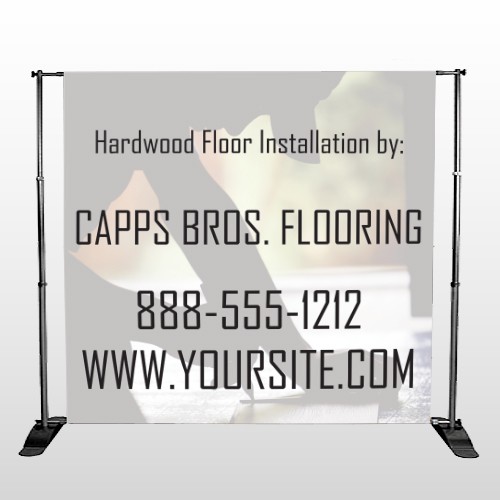 Man Cutting Board 246 Pocket Banner Stand