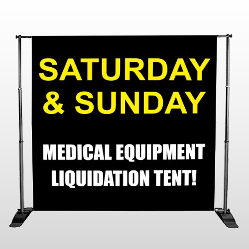 Medic Liquidation 331 Pocket Banner Stand
