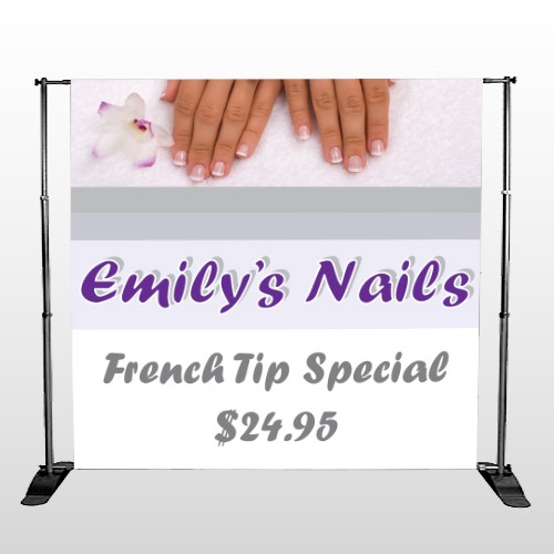 Nails 295 Pocket Banner Stand
