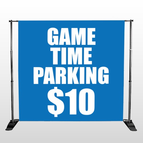 Parking 123 Pocket Banner Stand