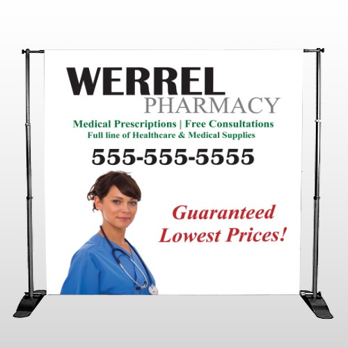 Pharmacist  104 Pocket Banner Stand