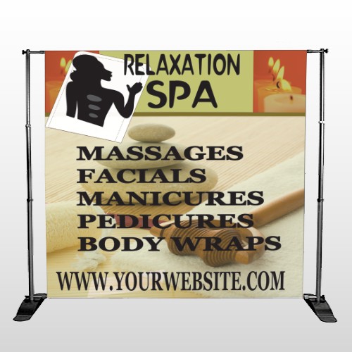 Relaxation Spa 640 Pocket Banner Stand