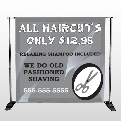 Scissor Cut 286 Pocket Banner Stand