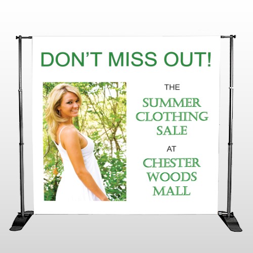 Summer Sale 533 Pocket Banner Stand