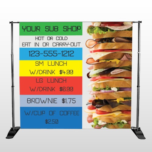 Sandwich 375 Pocket Banner Stand