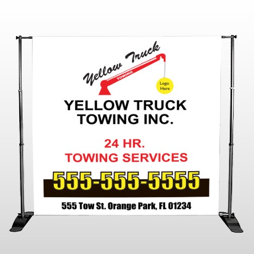 Towing 125 Pocket Banner Stand
