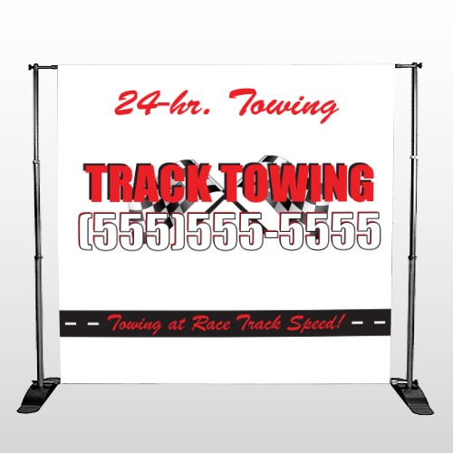 Towing 126 Pocket Banner Stand