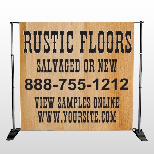 Wood Panel 248 Pocket Banner Stand