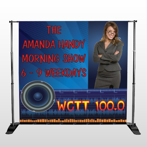 AMP Morning Show 439 Pocket Banner Stand