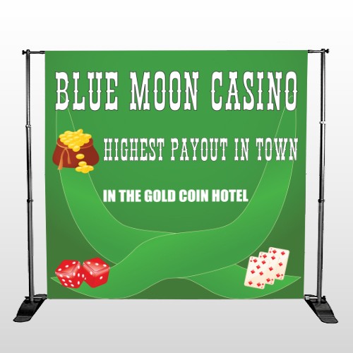 Gold Die Cards 524 Pocket Banner Stand