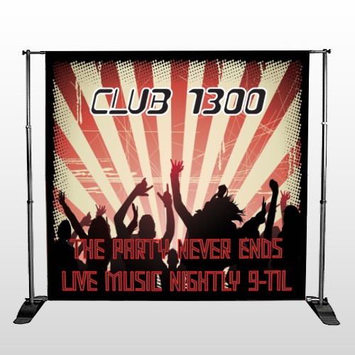Night Club 523 Pocket Banner Stand
