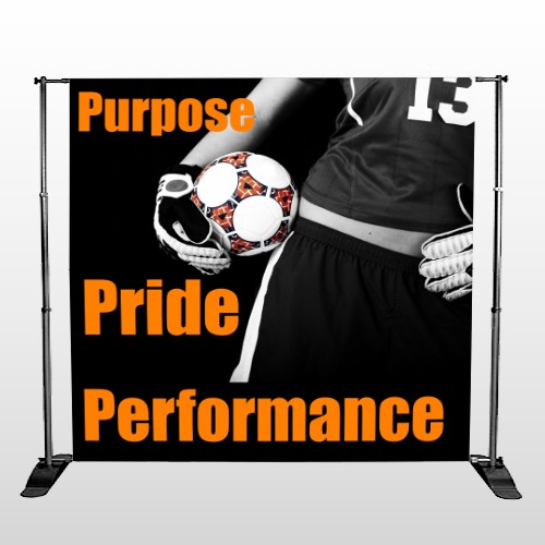 Black 41 Pocket Banner Stand