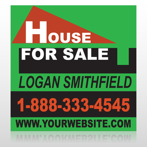 Red Roof House 855 Site Sign