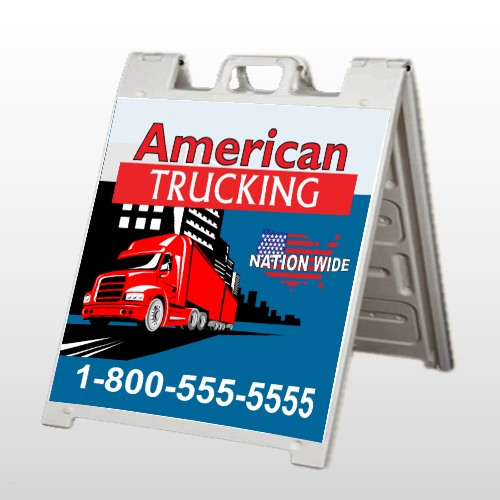 American Truck 295 A Frame Sign