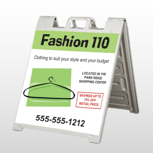Fashion Hanger 526 A Frame Sign