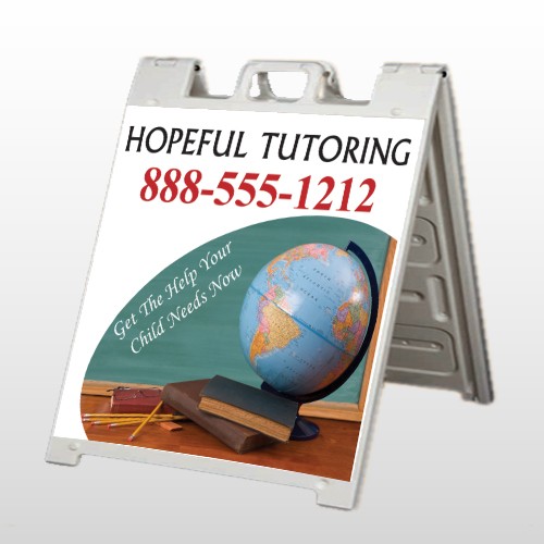 Globe Chalk 158 A Frame Sign