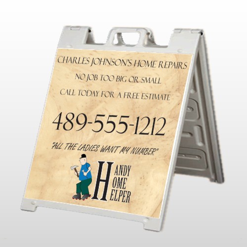 Home Repair 242 A Frame Sign