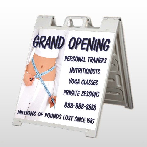 Middriff Measure 405 A Frame Sign