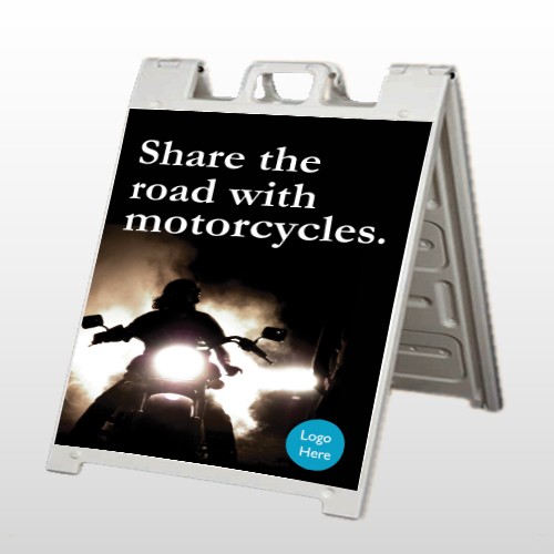 Motorcycle 106 A Frame Sign