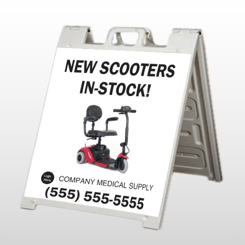 New Scooter 100 A-Frame Sign