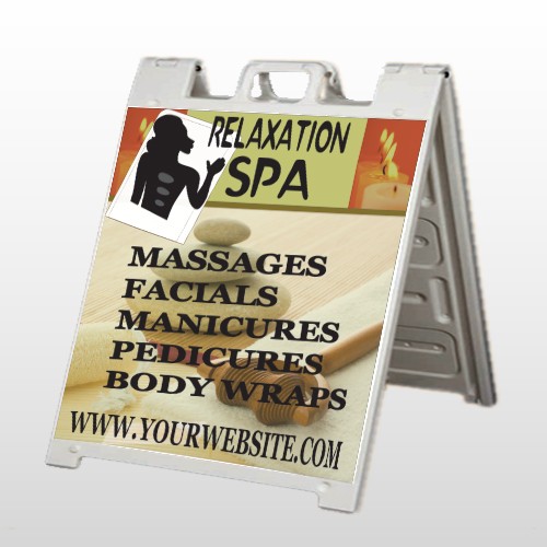 Relaxation Spa 640 A Frame Sign